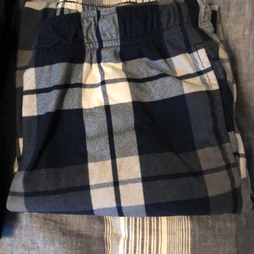 Blue and white pjs
